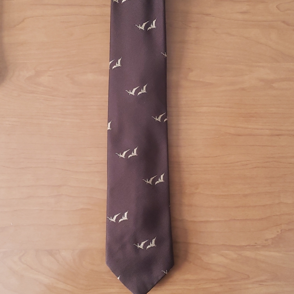 Men's novelty dinosaur necktie